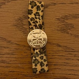 Cheetah rustic cuff